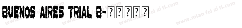 Buenos Aires Trial B字体转换